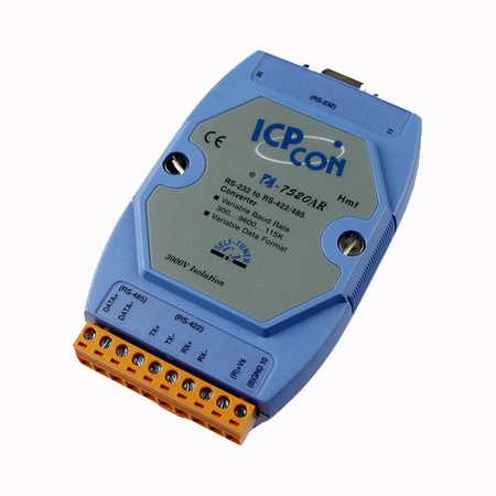 ICP DAS RS-232 to Isolated RS-422/485 Converter I-7520AR